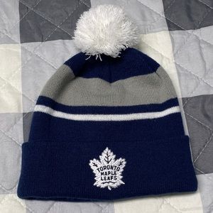Toronto Maple Leafs Winter Pompom Beanie (Big Kids)